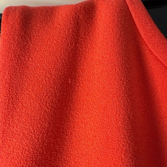 Trina Turk Coral Cutout Faux Overlay Midi Dress size 6 - Picture 11 of 12